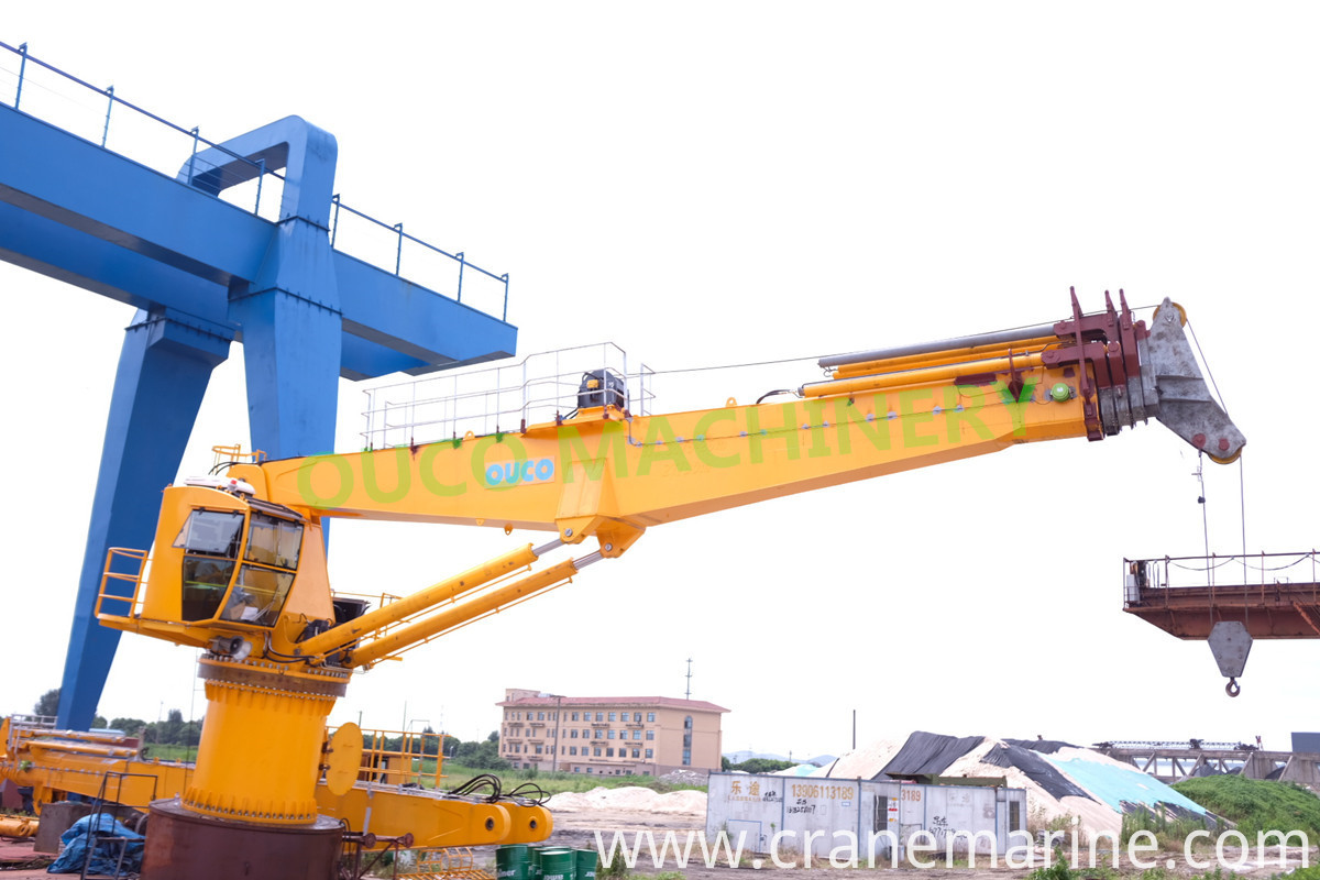 8T26M Hydraulic Boom Offshore Crane China Manufacturer